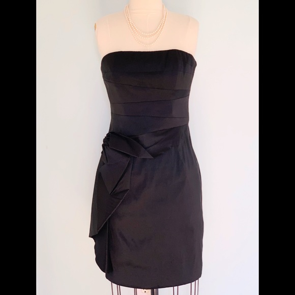 Badgley Mischka Collection Strapless Dress Size 8 - Picture 2 of 5